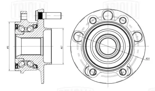 Ступица TRIALLI MR 2588