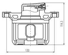 Суппорт тормозной TRIALLI CF 800346