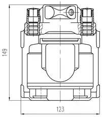 Суппорт тормозной TRIALLI CF 209201