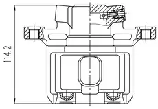Суппорт тормозной TRIALLI CF 800490
