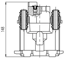 Суппорт тормозной TRIALLI CF 800280
