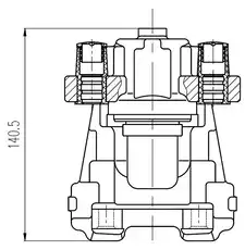 Суппорт тормозной TRIALLI CF 800388