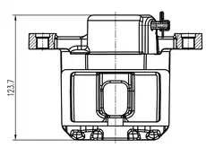 Суппорт тормозной TRIALLI CF 203501