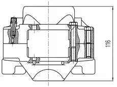 Суппорт тормозной TRIALLI CF 800319