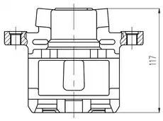 Суппорт тормозной TRIALLI CF 800349