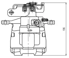 Суппорт тормозной TRIALLI CF 202001