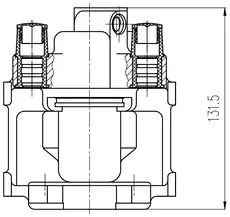 Суппорт тормозной TRIALLI CF 208101