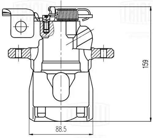 Суппорт тормозной TRIALLI CF 800295