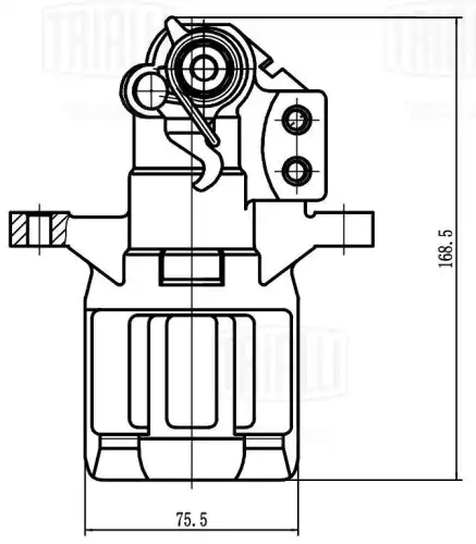 Суппорт тормозной TRIALLI CF 204001