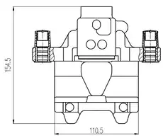 Суппорт тормозной TRIALLI CF 800607