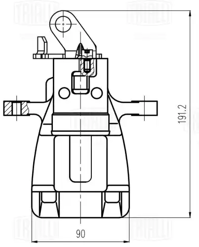 Суппорт тормозной TRIALLI CF 800367
