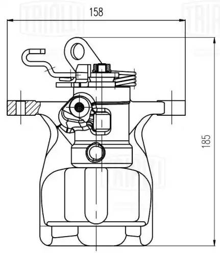 Суппорт тормозной TRIALLI CF 800364