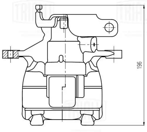 Суппорт тормозной TRIALLI CF 800358