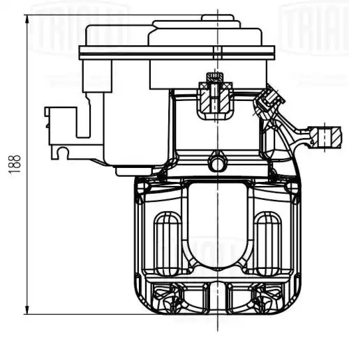 Суппорт тормозной TRIALLI CF 800406