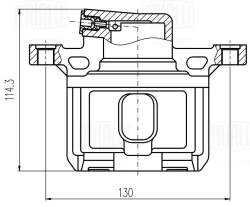 Суппорт тормозной TRIALLI CF 800347