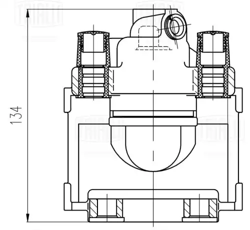 Суппорт тормозной TRIALLI CF 800383