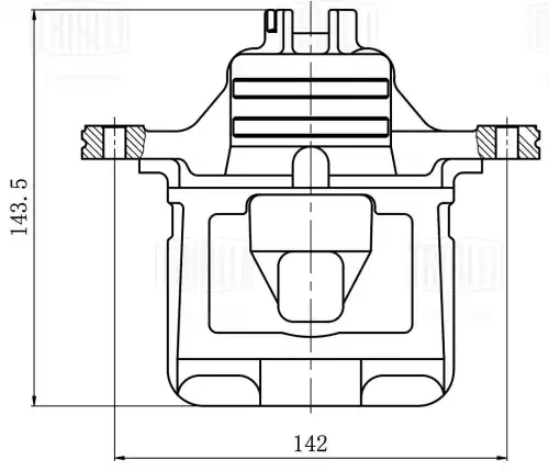 Суппорт тормозной TRIALLI CF 800413
