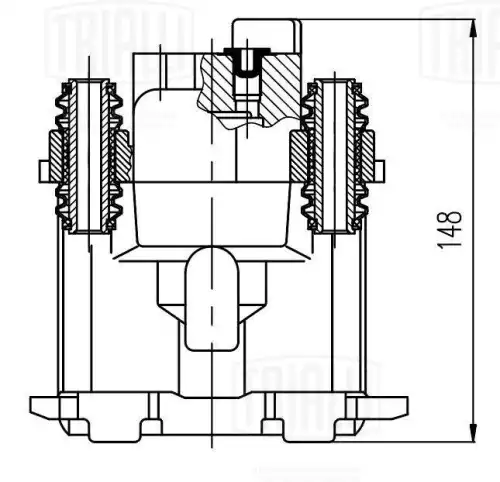 Суппорт тормозной TRIALLI CF 800281