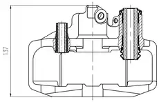 Суппорт тормозной TRIALLI CF 800539