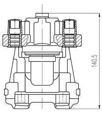 Суппорт тормозной TRIALLI CF 800389