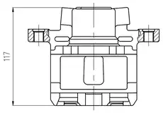 Суппорт тормозной TRIALLI CF 800350