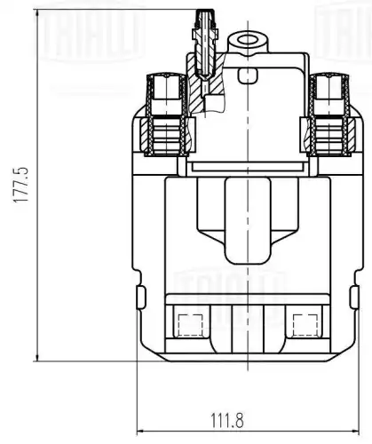 Суппорт тормозной TRIALLI CF 207702