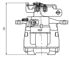 Суппорт тормозной TRIALLI CF 202002