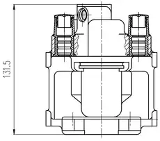 Суппорт тормозной TRIALLI CF 208102