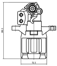 Суппорт тормозной TRIALLI CF 204002