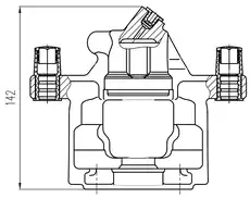 Суппорт тормозной TRIALLI CF 800569