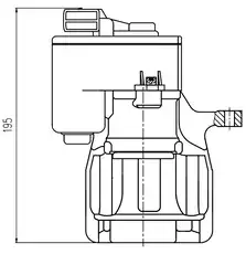 Суппорт тормозной TRIALLI CF 800428