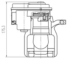 Суппорт тормозной TRIALLI CF 800002