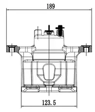 Суппорт тормозной TRIALLI CF 800191