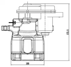 Суппорт тормозной TRIALLI CF 800125