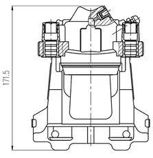 Суппорт тормозной TRIALLI CF 800376