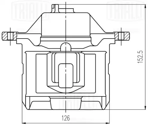 Суппорт тормозной TRIALLI CF 200401
