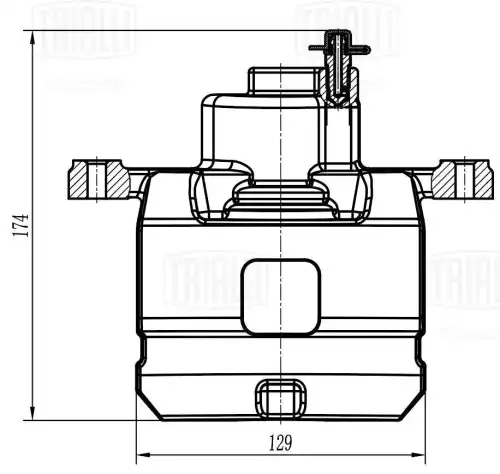Суппорт тормозной TRIALLI CF 800010
