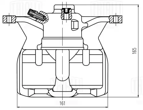 Суппорт тормозной TRIALLI CF 209301