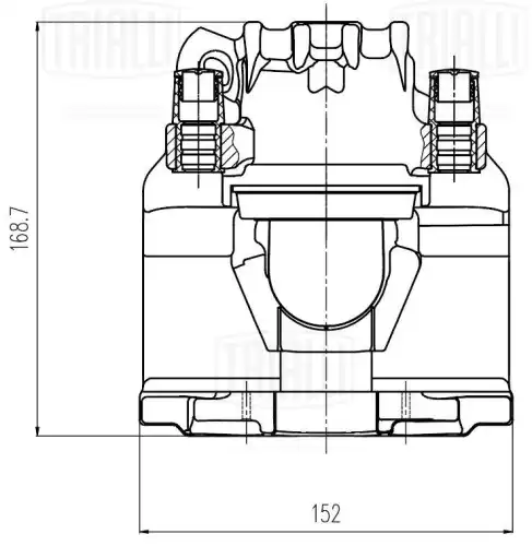 Суппорт тормозной TRIALLI CF 800370