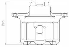 Суппорт тормозной TRIALLI CF 800511