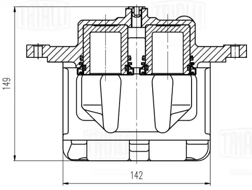 Суппорт тормозной TRIALLI CF 202301