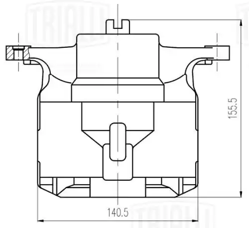 Суппорт тормозной TRIALLI CF 209601