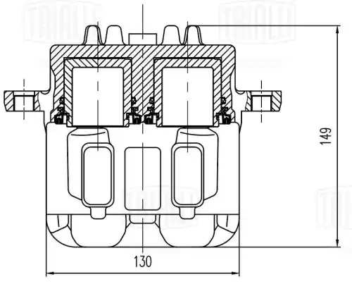 Суппорт тормозной TRIALLI CF 800457