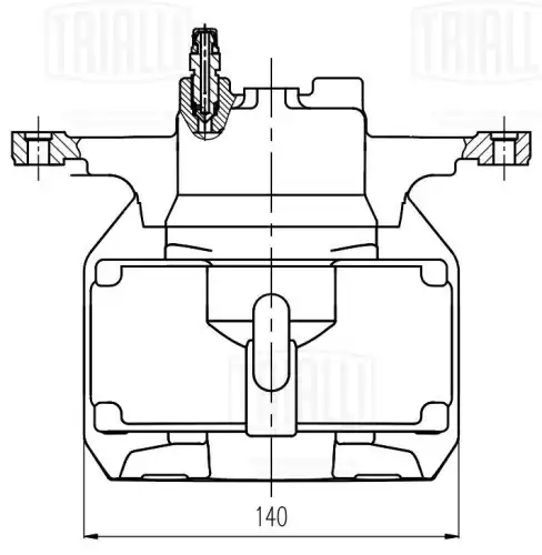 Суппорт тормозной TRIALLI CF 206901
