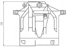 Суппорт тормозной TRIALLI CF 800562