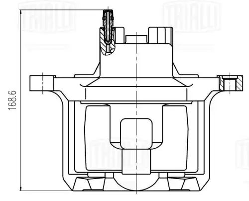 Суппорт тормозной TRIALLI CF 800343