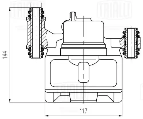 Суппорт тормозной TRIALLI CF 201601