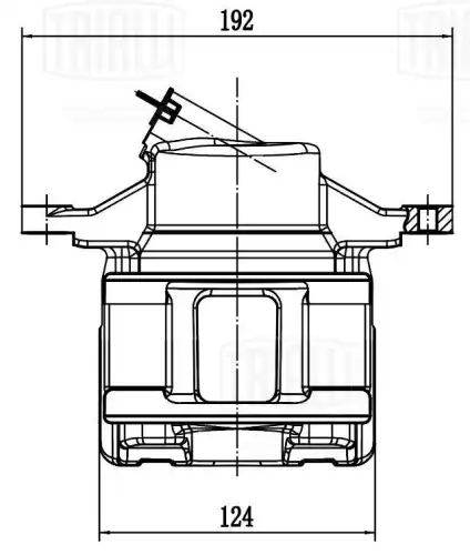 Суппорт тормозной TRIALLI CF 800181