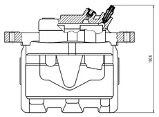 Суппорт тормозной TRIALLI CF 800529