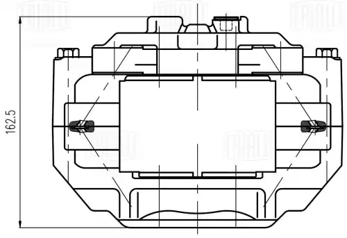Суппорт тормозной TRIALLI CF 800307